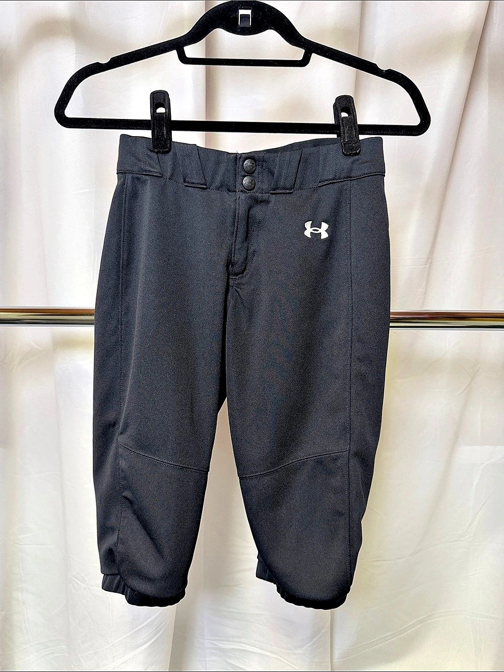 Under Armour girls softball Pants Medium Black